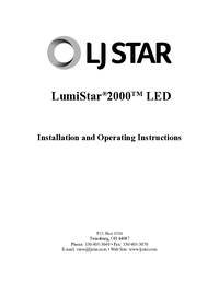 Thumbnail of document Manual - LumiStar2000™ LED Luminaire Series USL 15/35 SS